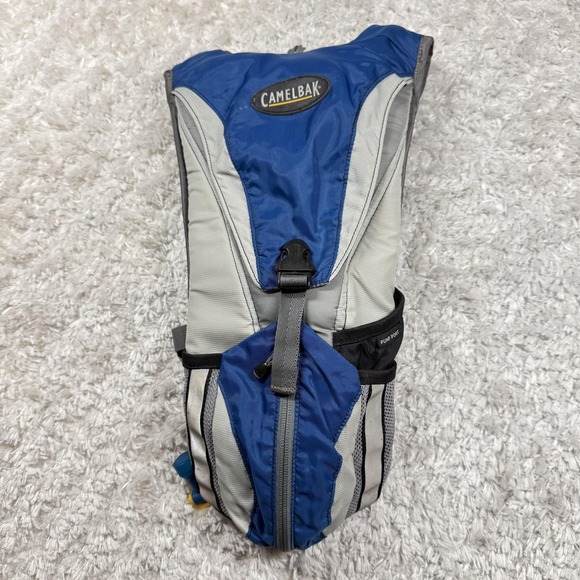 CamelBak Rogue Hydration Pack PureFlow Tube Pump Port Blue Gray Backpack Outdoor - Picture 1 of 12